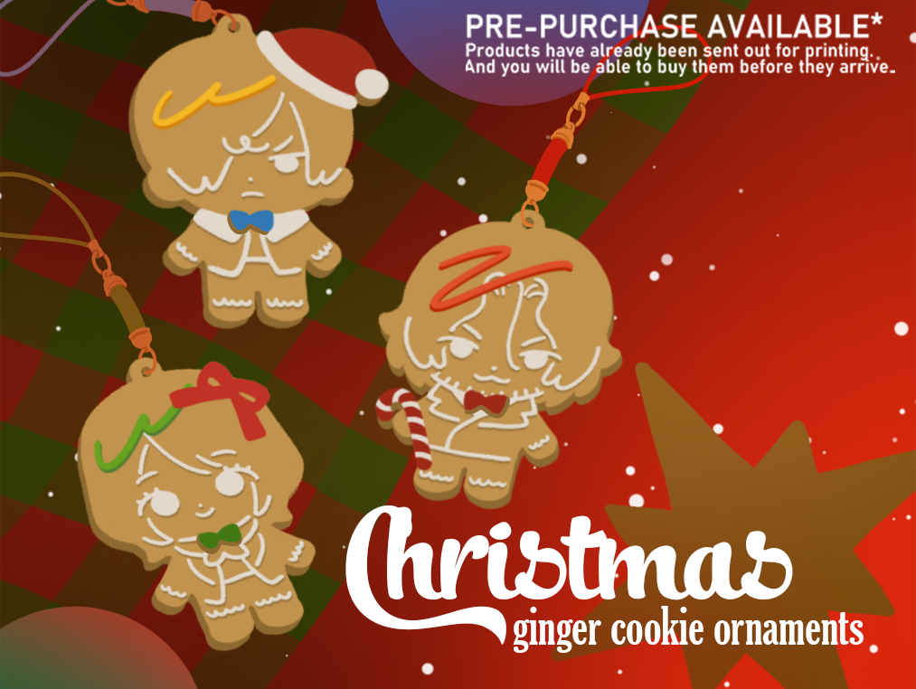 [RE4R] Christmas ginger bread cookie ornaments