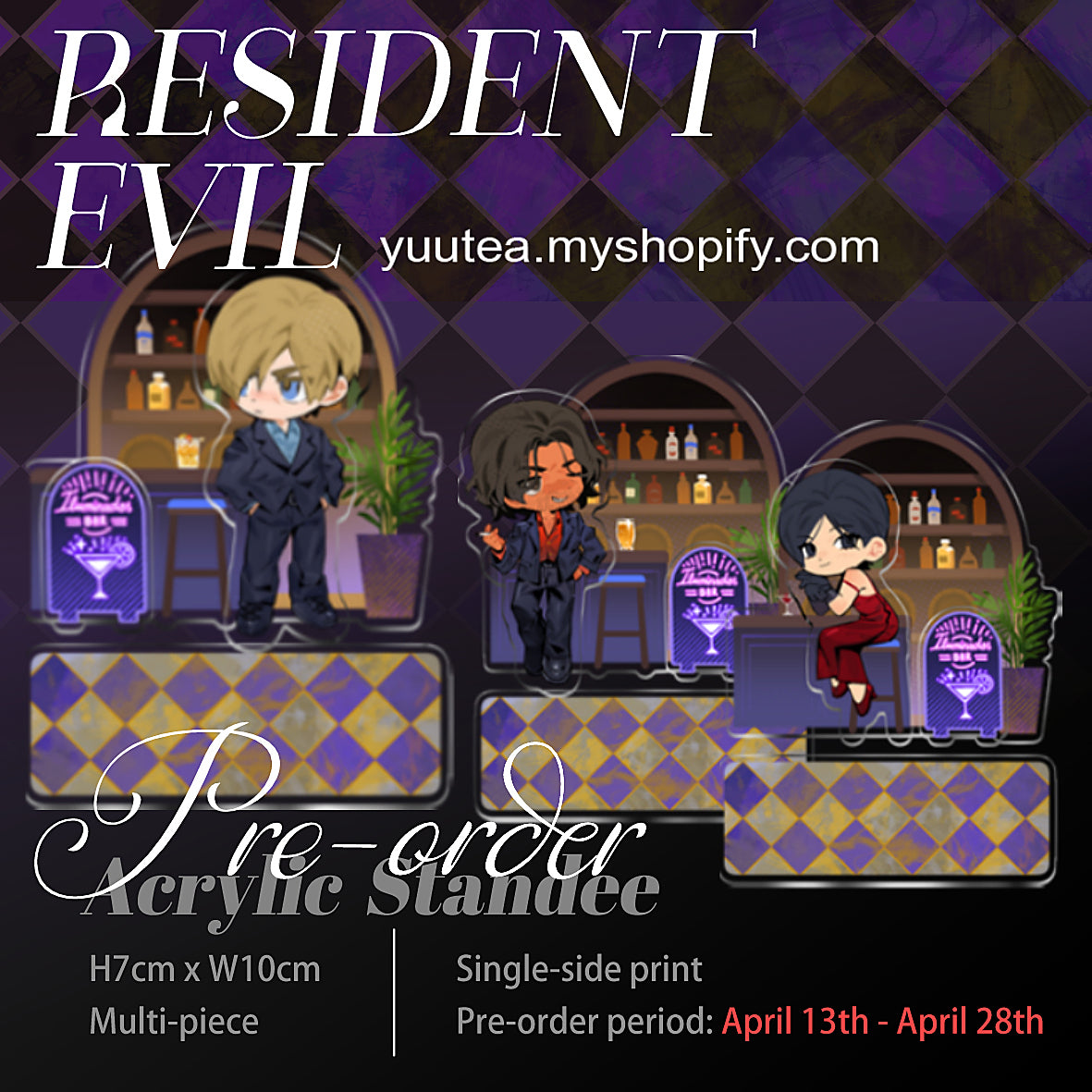 Resident Evil - Multi-pieces acrylic standee