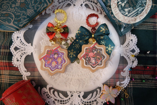 [RE] Christmas emboss wooden ornament