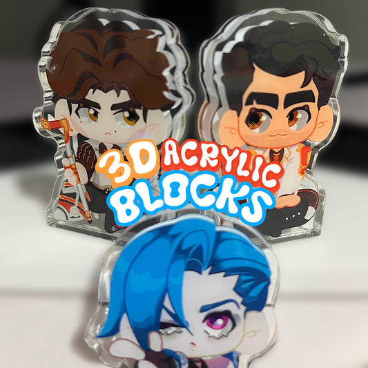 [ARCANE] 3D Eyes Acrylic Block