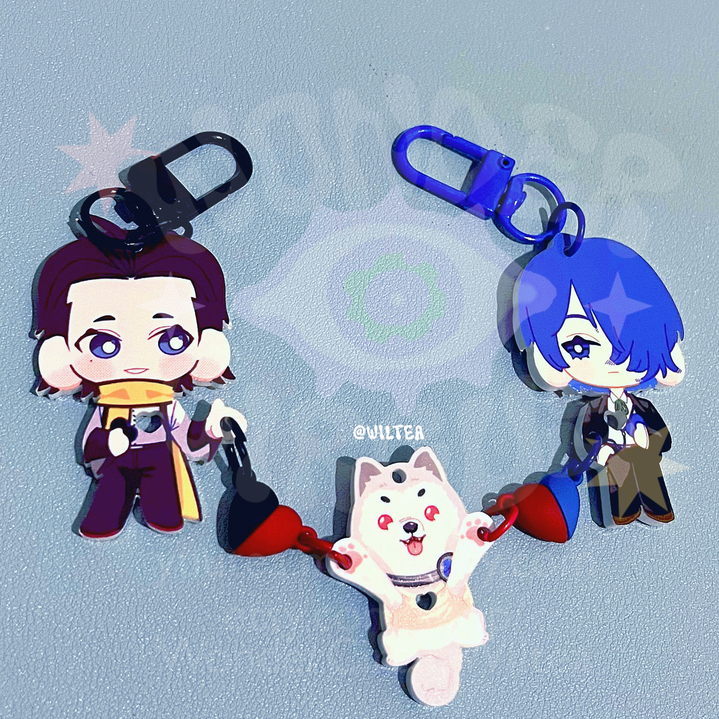 [P3] Heart Magnet Keychains