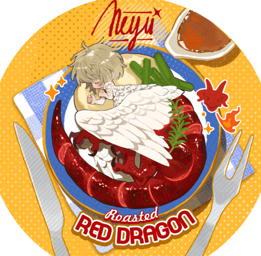 [DUNMEISHI] Dragon Falin Print