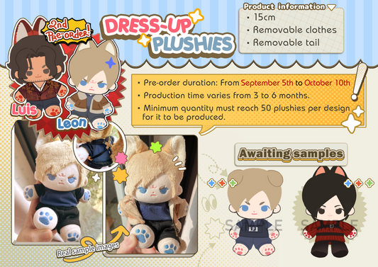 [RE] [PRE-ORDER] Dress-up plushies