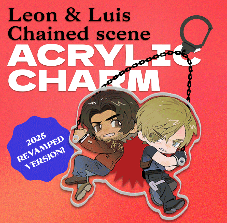[RE4R] REVAMPED Leon & Luis Acrylic keychain