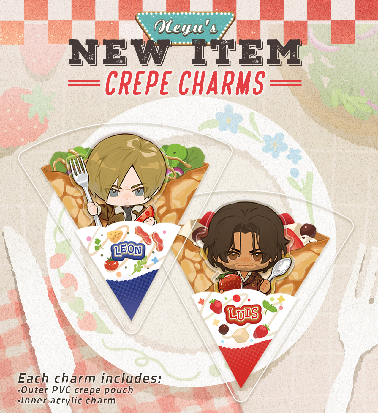 [RE4R] PVC Crepe charms