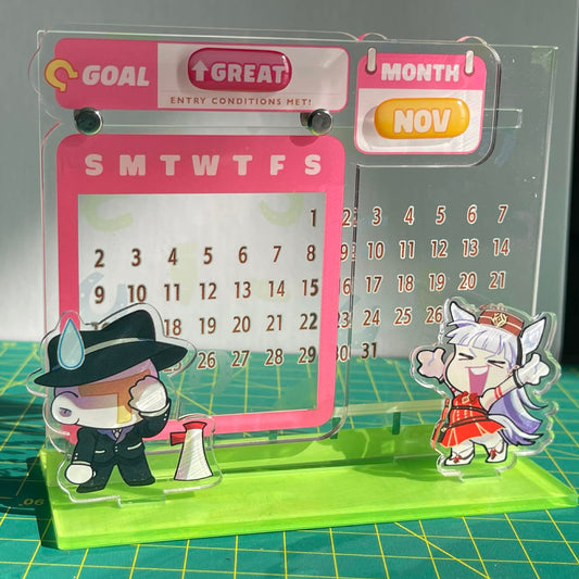 [UMAMUSUME] Perpetual Calendar Set: Golshi & Pals