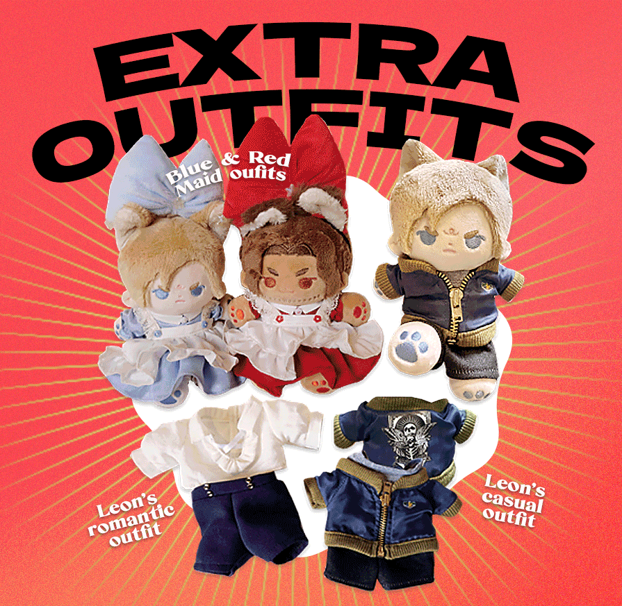 [PRE-ORDER] [RE4R] 15cm Dress up plushies