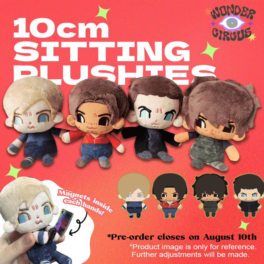 [PRE-ORDER] RE 10cm plushies