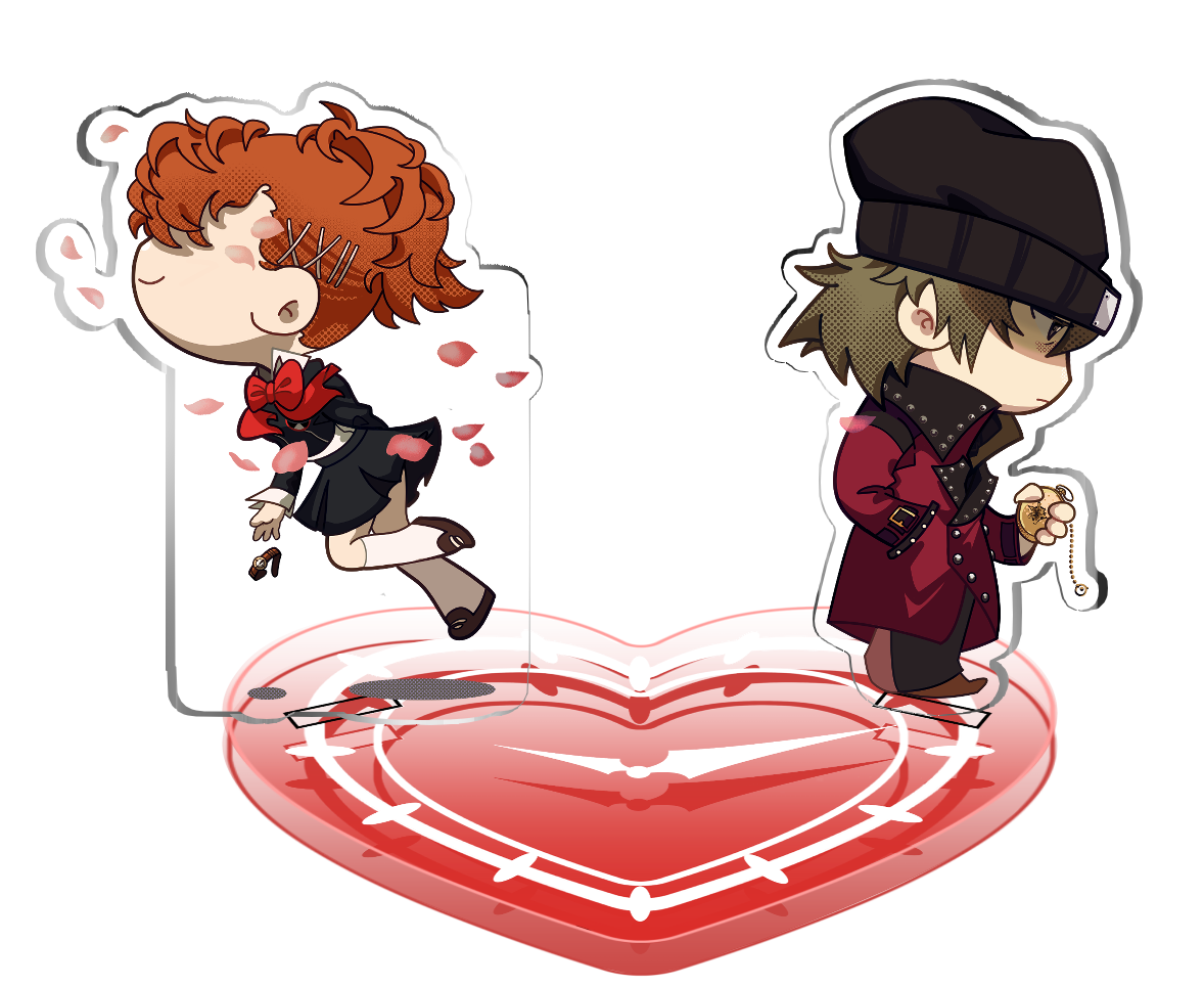 [P3] Shinjihamu Heart Partition Standee Set