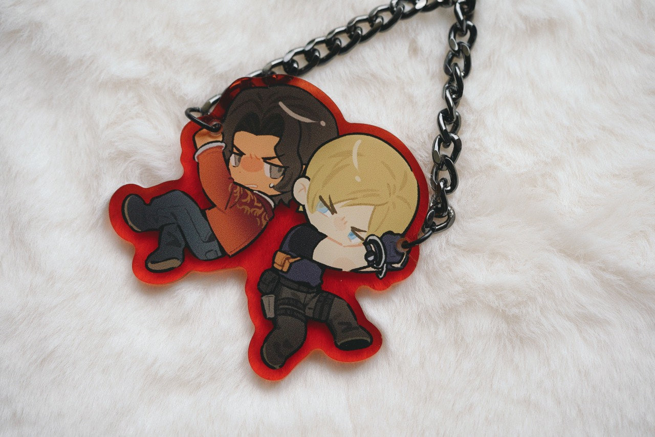 [RE4R] Leon & Luis Acrylic keychain